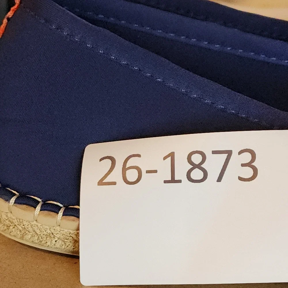 Sea Star Beachwear Espadrille 9 Men Mariner Navy Water Slip On Boat Shoe Beach